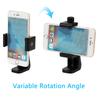 Tripod Mount Universal 360 Degree Mobile Phone Clip for 1/4' Screw Holes Cellphone Holder Desk Tripod Adapter for IPhone/Samsung