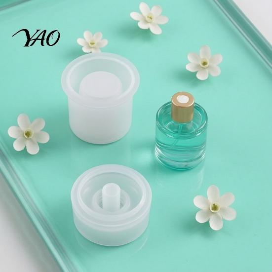Perfume Container Molds 2/3Pcs DIY Bottle Silicone Mold, Spray Making Mould, Pump Fragrance Resin Epoxy Casting Gift for Crafting Enthusiasts Flexible