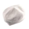 Polyester Lady Fleece Checkered Pattern Round Beret Women Beret Winter Autumn Hat Korean Style Hat