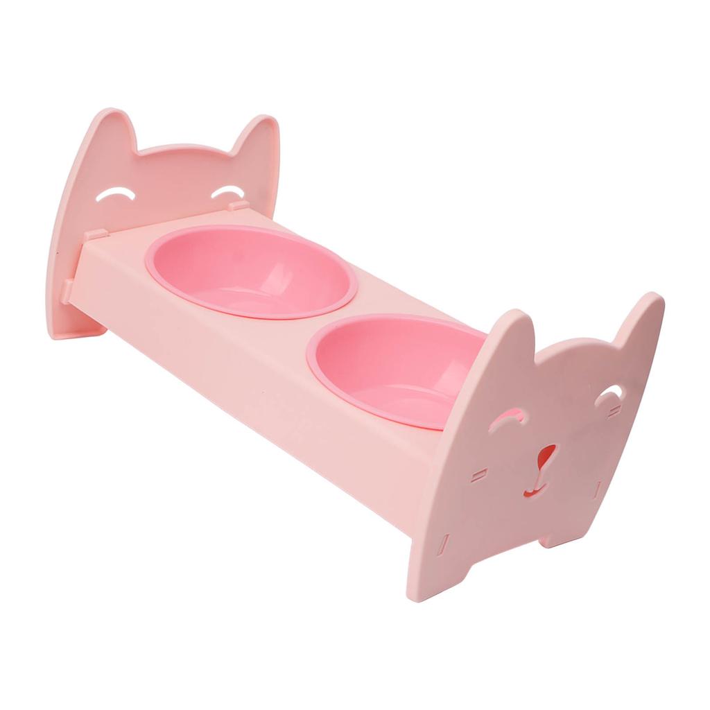 Двойная миска для корма для домашних животных, пищевая, непроливаемая, большая емкость, двойная миска для собак и кошек для маленьких и средних собак