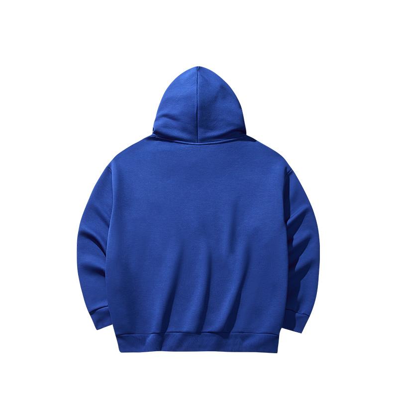 Anta Баскетбольная серия Толстовка с капюшоном с надписями Удобная Дышащая Универсальная Повседневная Толстовка Унисекс Спектрально-синий 952511706-3