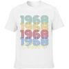 Novelty Born In 1968 Vintage T Shirts Graphic Cotton Streetwear Short Sleeve Birthday Gifts Summer Style T-shirt Mens Clothing