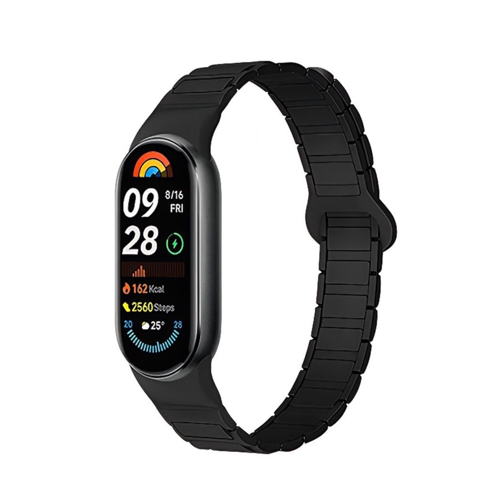 Силиконовый ремешок для Xiaomi Mi Band 10 9 8 Аксессуары для браслета Магнитный браслет ремешок pulseira correa Xiaomi smart band 8 9 10