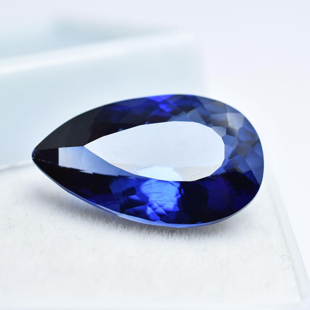 Blue Tanzanite Pear Cut 10.50 Ct Flawless Natural Loose Gemstone