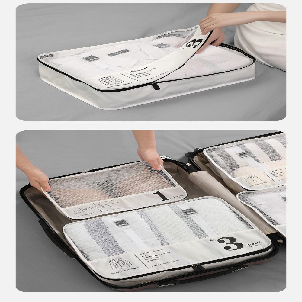 Clothes Subpackage Compressible Suitcase Packing Handbag Visible Waterproof Bag Travel Storage Bag