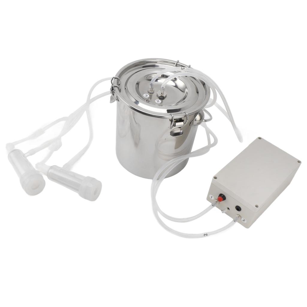 Goat Milking Machine Suction Pulsation Vacuum Electric Milker Portable Automatic Milking Pump for Goats