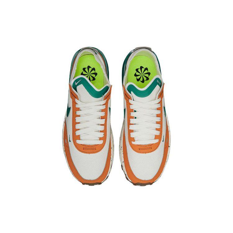 Nike Waffle One Crater Sail Hot Curry Gum Women Sneakers White Gum-Medium-Brown Malachite DQ4491-100