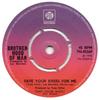 7-дюймовая пластинка BROTHERHOOD OF MAN Save Your Kisses For Me 7N45569 Pye Records 1976 UK Поп Б/у