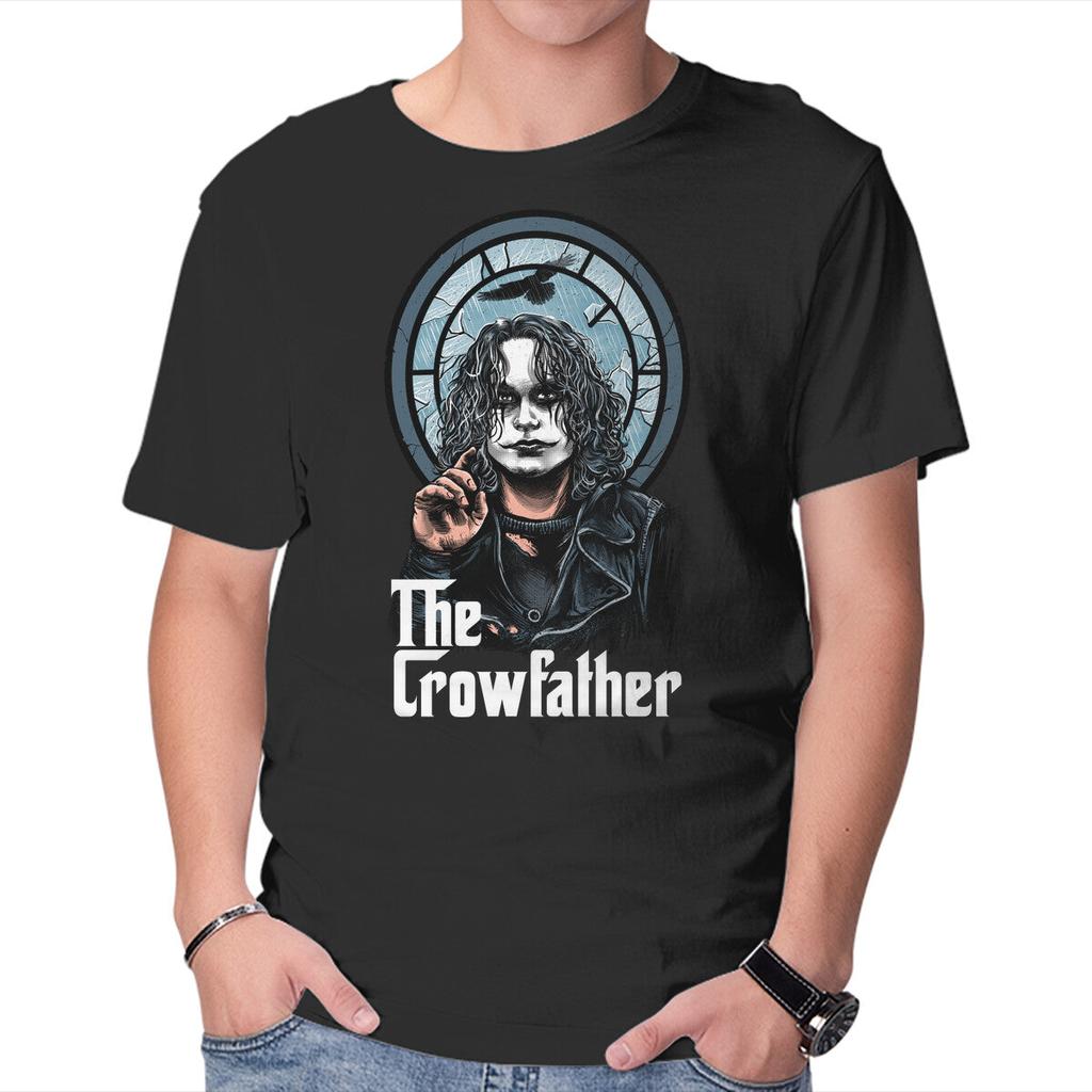 Unisex Crew Neck T-Shirt The Crowfather Graphic Short Sleeve Casual Tee