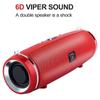 Outdoor Portable Wireless Bluetooth Speaker with Strap Audio 3D Surround High-power Bass TWS/FM Radio/voice Dance Boombox