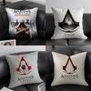 AAssassins CreedD Game Cushion Cover Pillowcase Ultra Soft Skin Friendly Fabric Cloud Like Comfort Concealed Zipper
