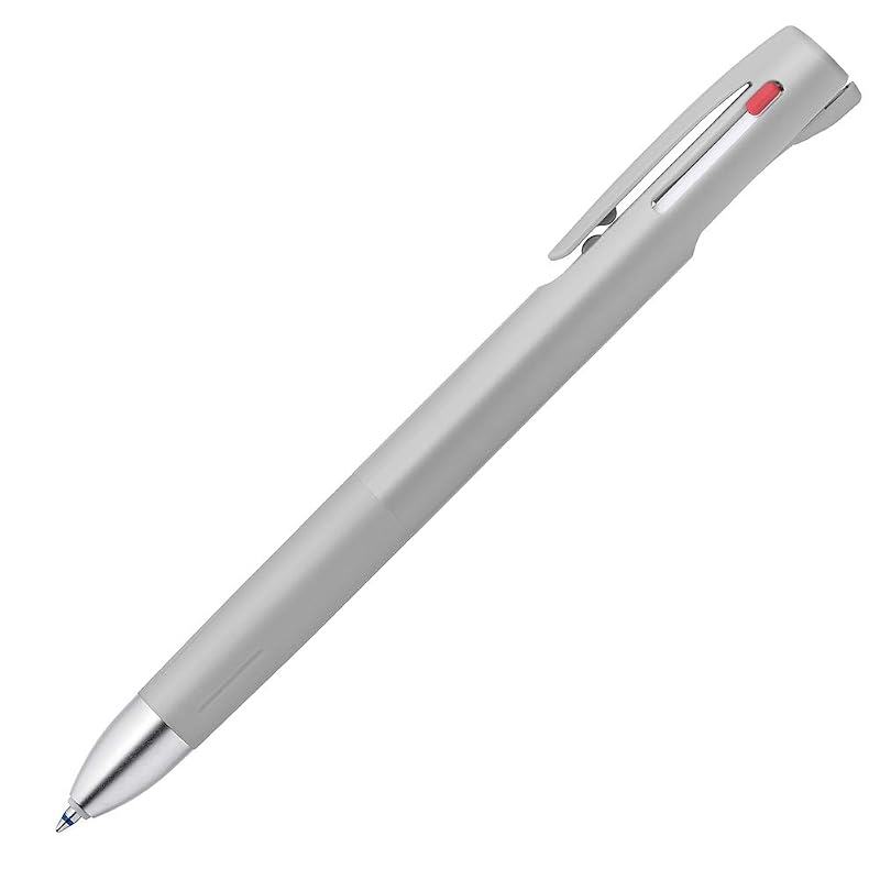 Шариковая ручка Zebra Blenn 3C, 3 цвета, 0,5 мм, серая, B3AS88-GR