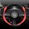 For Mazda 3 5 6 SKYACTIV Axela Atenza CX30 CX5 CX8 CX9 MX5 RX8 RX7 BT50 Carbon fiber Leathe Car Steering Wheel Cover Accessories V1
