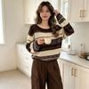 Women Autumn Winter Loose Knitted Sweater Soft Warm Long Sleeve Solid Color Casual Oversized Pullover Daily Streetwear Tops