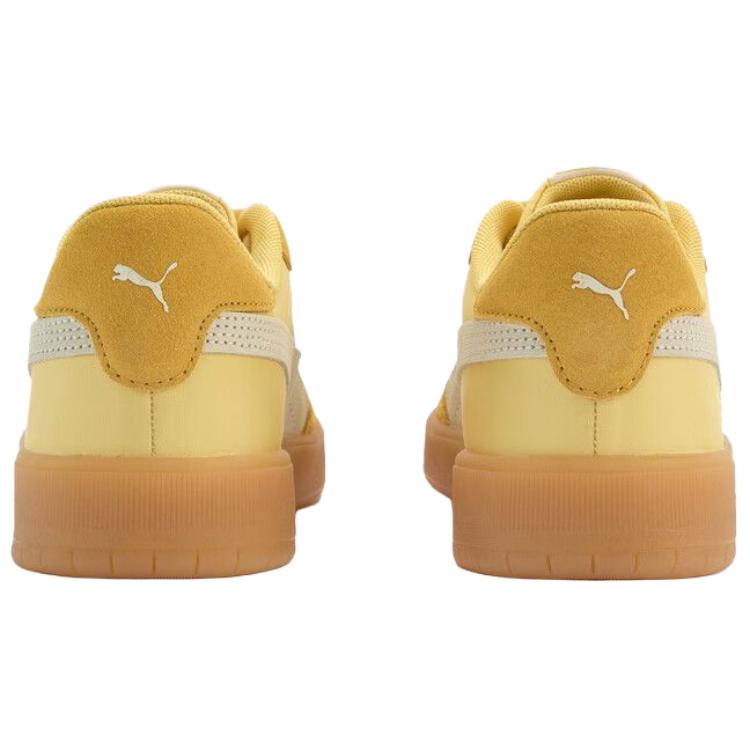 Puma Ascenso Нейлон Удобные Универсальные Тонкая Подошва Прочные Низкие Кеды Унисекс кроссовки Светло-желтый 404413-05