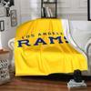 1pc Blanket - Los Angeles Rams logo Print Design,Lightweight Blanket for Sofa,Bed- Soft &Warm,Gift for All Seasons