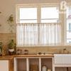 Бамбуковая льняная штора с кисточками в американском стиле Bu Baba для спальни, гостиной и кухни