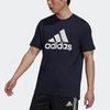 Adidas Aeroready Designed 2 Feelready Embroidered Logo Print Crew Neck T-Shirt Men Tops Legend-Ink-Blue H30255