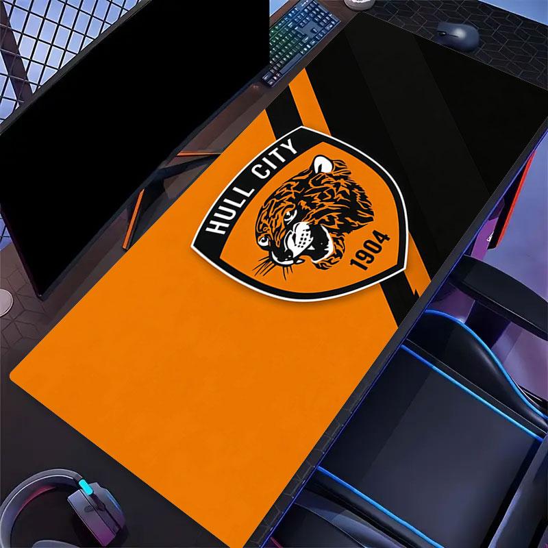 Hull City Mouse Pad, Large Gaming Desk Mat, Non-slip XXL Mousepad for Laptop & Tablet, Mini PC Playmat with Stitched Edges