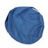 Stuffed Animal Storage Bean Bag Chair Cover Multipurpose Round Foot Stool Cover Plush Toys Storage Blue