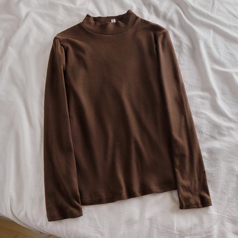 Женская облегающая белая водолазка с длинным рукавом, немецкий бархат, шикарный топ осень/зима 2025 г.