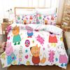 Cute Printed Quilt Cover Pillowcase Three-Piece Set Can Be Made Into Four-Piece 3D Digital Printing
