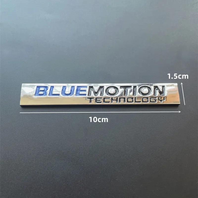 3D Metal Blue Motion Logo Bluemotion Emblem Car Trunk Badge Decal For VW Passat Polo MK6 Golf 7 Bluemotion Sticker Accessories zf4