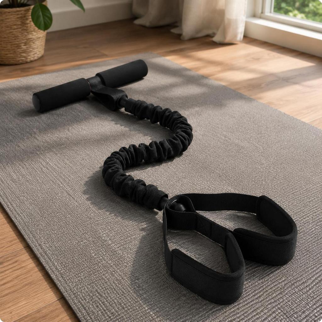Pedal Resistance Band Compact Storage Sit up Assist Beginner Friendly