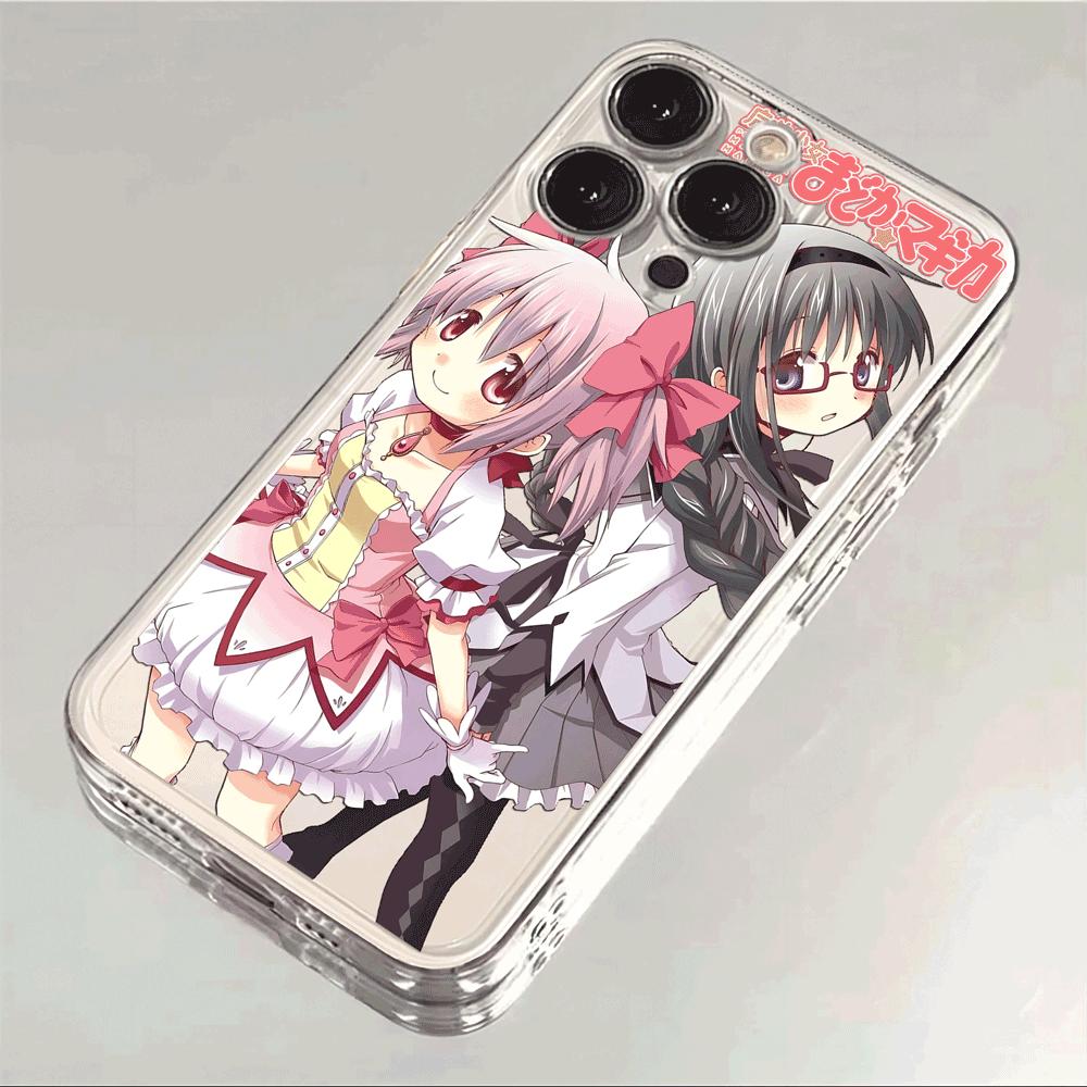 Чехол для телефона Puella Magi Madoka Magica Для iPhone 17 Air 16 e 15 14 13 12 11 Pro Max Plus Mini SE 2020 2022 Аниме Funda Coque