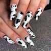 Дизайн Корова Маникюр DIY Nail Art Наклейка для ногтей с принтом коровы самоклеящаяся наклейка 3D неправильные пятна