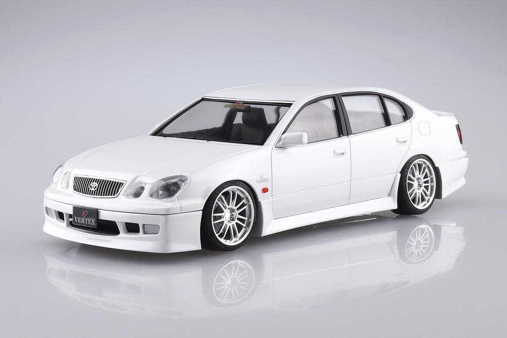 Aoshima Bunka Kyozai Серия 'Тюнингованные Автомобили' № 75 Toyota VERTEX JZS161 Aristo 2000 Пластиковая Модель 1/24 Нет. (Формованный цвет)