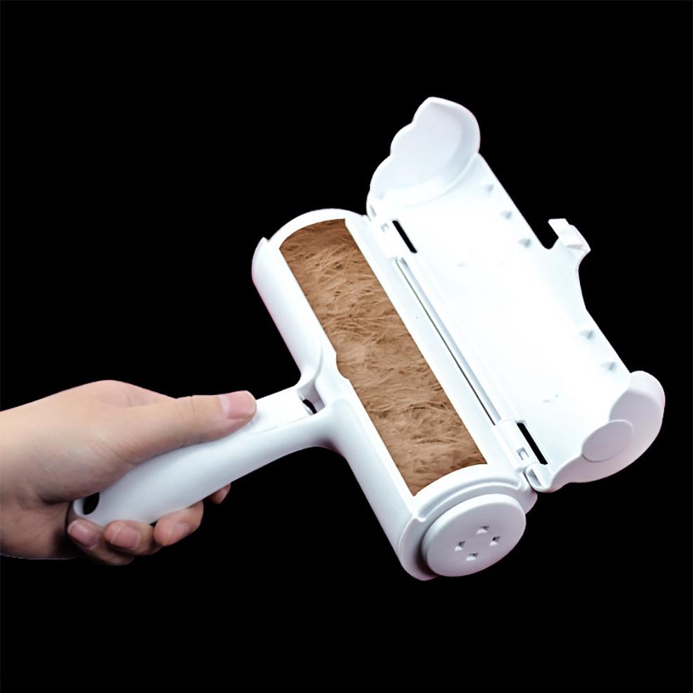 Pet Hair Roller Remover Lint Brush 2 Way Dog Cat Comb Tool Convenient Cleaning Fur Brush For Home Furniture Sofa Clothes Carpet Bed Cleaning