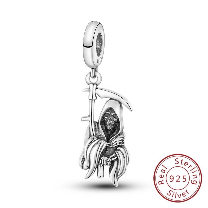 Хэллоуин Шарм Подвеска Медь Тыква Ведьма Кукла Скелет Мумия Конфета Шарм Подходит Оригинальный Браслет DIY Ювелирные Изделия