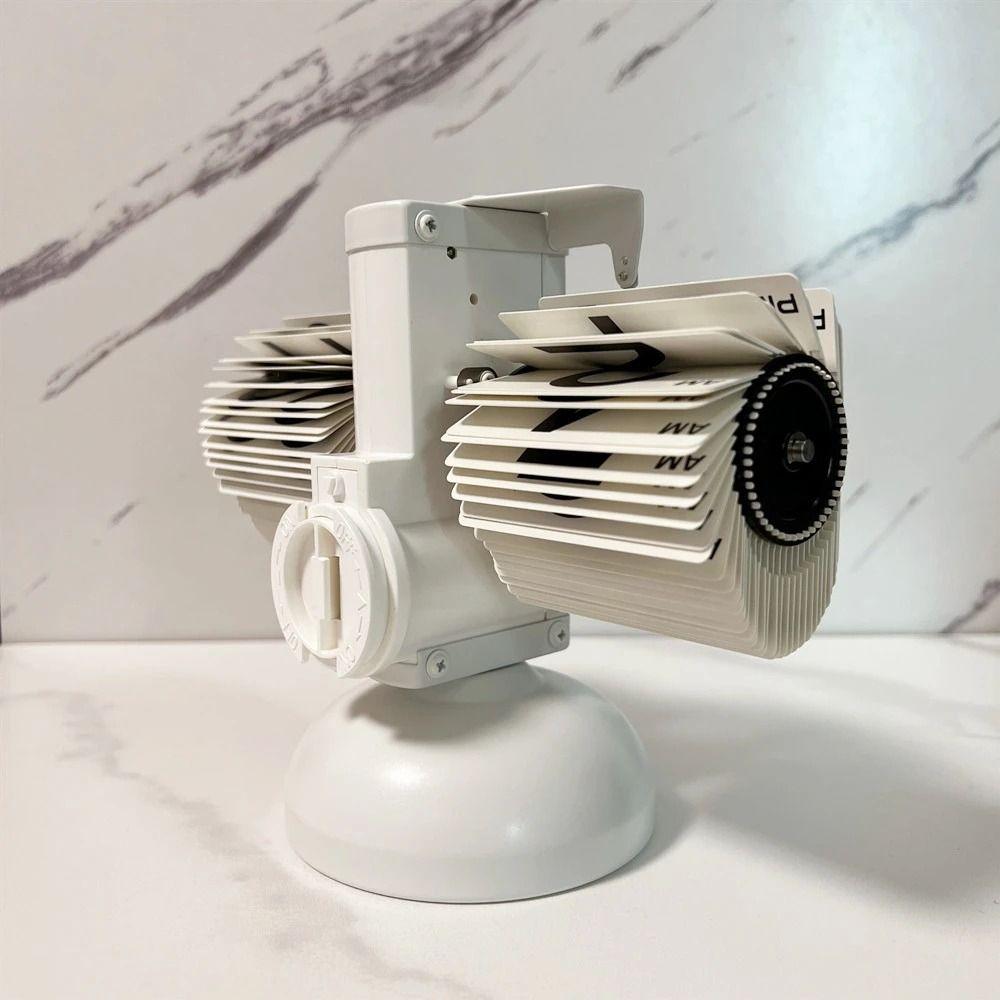 Автоматический переворот страниц Цифровые Автоматические Переворачивающиеся Часы Внутренний Механизм Кварцевый Механизм Кварцевые Часы Съемные Точные