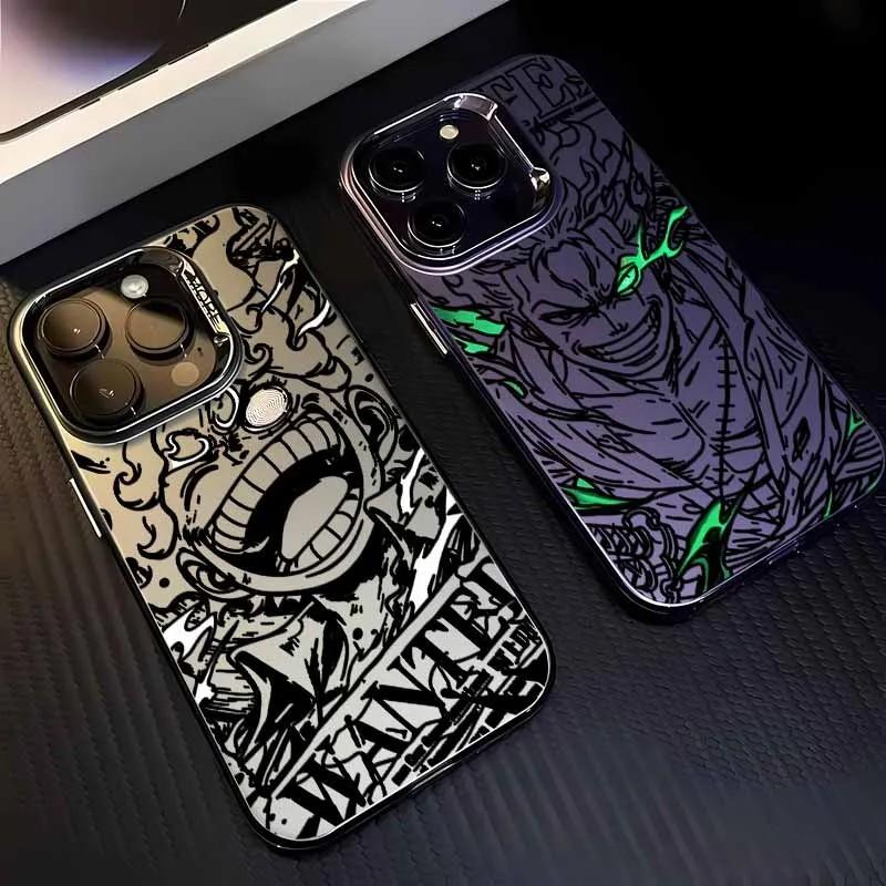 Cool Luffys Zoros Phone Case For iPhone 17 17e 16e 16 15 14 13 12 11 mini Pro Max X XR XSMAX Air Plus Anti Fall Matte Back Cover