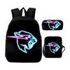 Anime Peripheral Casual Backpack Student Backpack, Back-to-school  Gift, School Bag, Lunch Bag, Pencil Bag Three-piece Set
