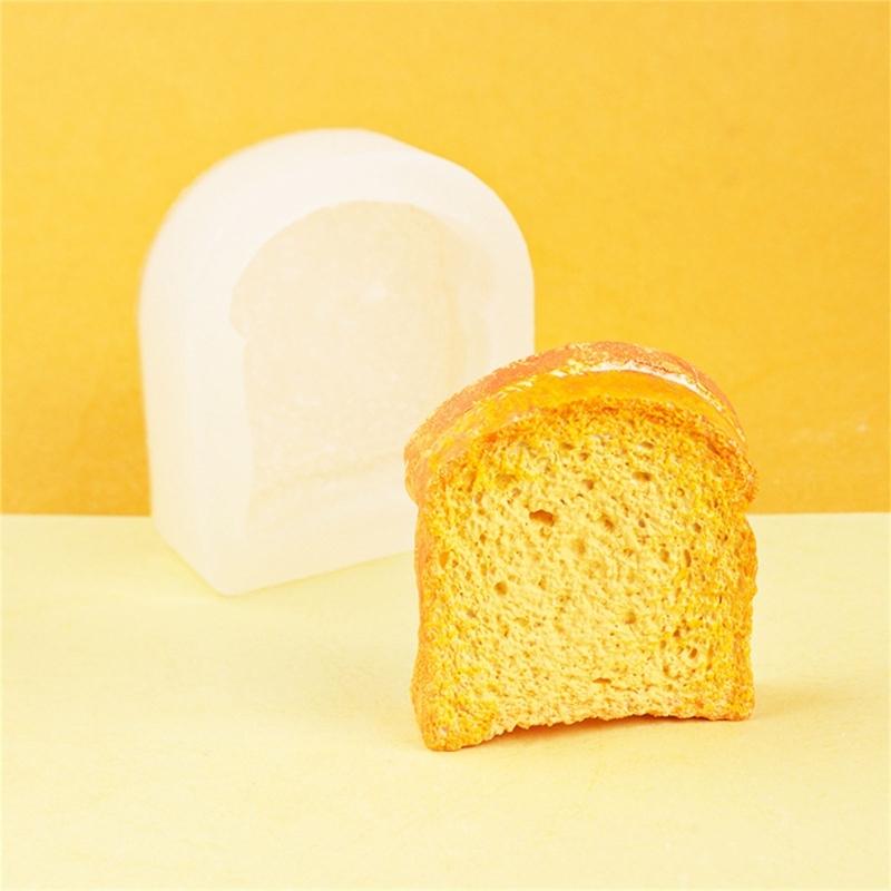 Sliced Toast Bread Silicone Mold DIY Cake Pastry Baking Mold Cake Decorating Tool for Making Chocolate Fondant Nonstick