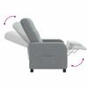Recliner Light Gray Fabric