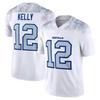 New Men Buffalo Bills #17 Josh Allen Jersey White V Neck Name Number Short Sleeve Sports Game Jersey for Fans  Family Matching