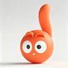 Пищащая латексная игрушка для собак Устойчивая к укусам Собачьи игрушки для жевания Интерактивные игрушки для щенков для снятия скуки Чистка зубов Моляров Товары для домашних животных