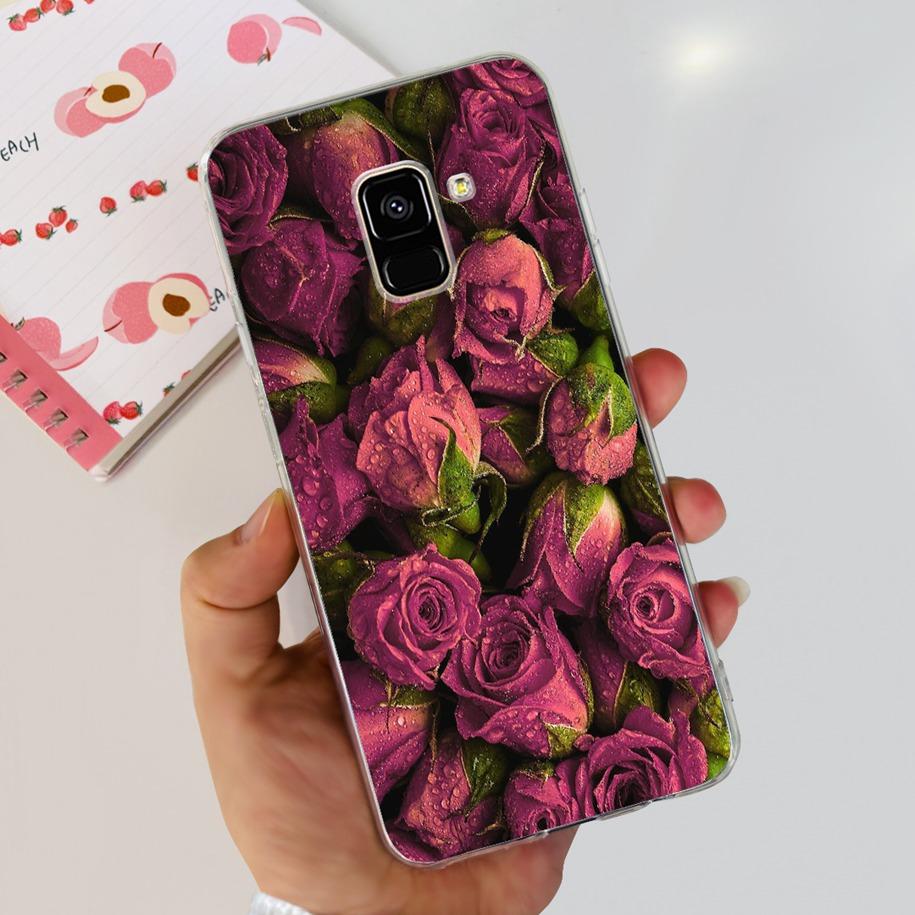 Чехол для Samsung Galaxy A6 A8 Plus 2018 Чехол Модный Бабочка Мягкий Прозрачный ТПУ Чехол для Телефона Для Samsung A6+ A8+ A 6 A 8 2018 Funda