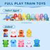 Развивающие игрушки для малышей 1 2 3 лет Сортер по цветам и формам Монтессори Ферма Поезд Набор для развития мелкой моторики Подарок для малыша
