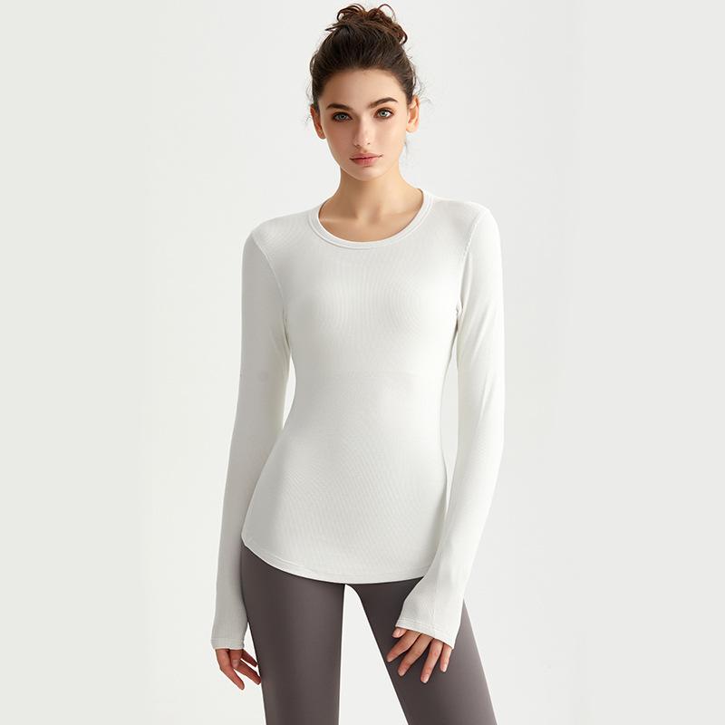 Weiman high-elastic yoga clothes, tops, high-end sense, slim and thin, tight running, sweat-absorbing quick-drying clothes, sports casual clothes