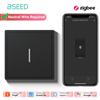 BSEED Zigbee 1/2/3/4-клавишные Умные выключатели света Механические кнопки с щелчком Выключатель для рольставен и жалюзи EU Настенная розетка с 20W USBC