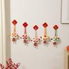 Fortune Character Lion Dance Keychain Bell Chinese New Year Gift  2026 Spring Festival