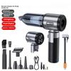 Mini Car Vacuum Cleaner 2-in-1 Air Pump Blower, Portable Cordless Car & Home Vacuum with LED Light Inflator for Vehicle and Home