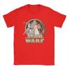 Star War Psychedelic Characters T-Shirts Men Disney Vintage Pure Cotton Tees Crew Neck Short Sleeve T Shirts Big Size Tops