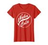 Футболка с круглым логотипом Nuka Cola из игры Fallout (с эффектом состаренности)