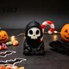 Decorative Collectible Items 9Pcs Grim Reaper Figurines, Cool Skull Skeleton Statues, Gothic Dark Halloween Home Decor Accessories