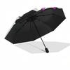 Princess Crown Outdoor Umbrella - Automatic Opening & Closing, Foldable Design, 8-Rib Iron Frame, Perfect for Fans and Travelers, Ideal Gift